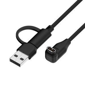 �K�[�~�� �[�d�P�[�u�� �i�C�����҂� L���^ 2in1 USB C�}���[�d �X�}�[�g�E�H�b�`�[�d�� 1m G-armin for-erunner 255/255S/265/265S/94 5/935/245/245M/45/45S/645/645M/955/1 58/55/945 LTE/745/165/955 Solar/965����TYPE-C�Ή��@