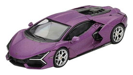 サンリッチ (Sunrich) MINI GT 1/64 ランボルギーニ レヴエルト Viola 30th Matte (パープル) (左ハンドル) 完成品 MGT01121-L