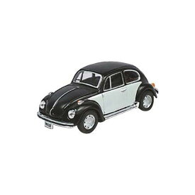 1/43 ミニカー ビートル マットブラック ホワイト