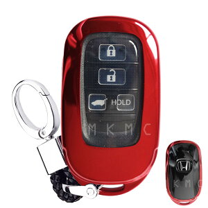 �V�^ N-BOX JF5 �L�[�P�[�X �J�o�[ TPU �f�� �L�[�z���_�[�t (���b�h)