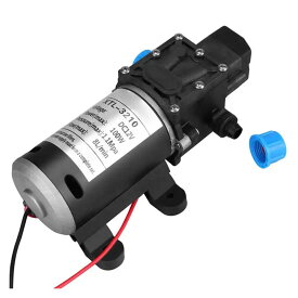 高圧ダイヤフラムポンプ 12V 100W ウォーターポンプ 8L/分 160Psi 自吸式ウォーターポンプ 洗車用 汎用