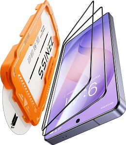 Galaxy S26 �K���X�t�B���� �p�y�ČRNo.1�K�i�q��ޗ�&�Ƒn�I�ȃK�C�h�g�z 2���Z�b�g galaxy s26 �t�B���� �w��F�� �S�ʕی� �ŋ��d�x10H �ϏՌ� �C�A�Ȃ� Zeniss �����z�� �\�t���ȒP galaxys26 �ی�t