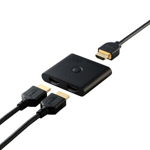 �G���R�� HDMI�ؑ֊� 4K 60Hz 2����1�o�� �o���� ���^(12mm) ���z�� DH-SW4KBD21BK/E