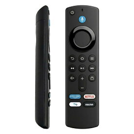 【最新バージョンに完全対応】交換用リモコン TVリモコン for TV 音声リモコン スティック Stickリモコン交換 プリセットAPPボタン搭載 音声認識機能付き テレビリモコン プリセット交換用 リ