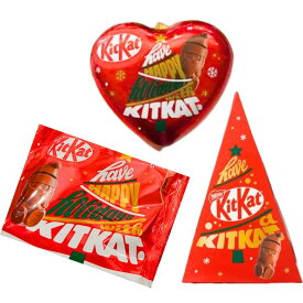 即日発送【選択】ネスレ Kitkat キットカット ホリデイサンタ ハートオーナメント缶 3個入り 6個入り ツリーボックス 8個入り
