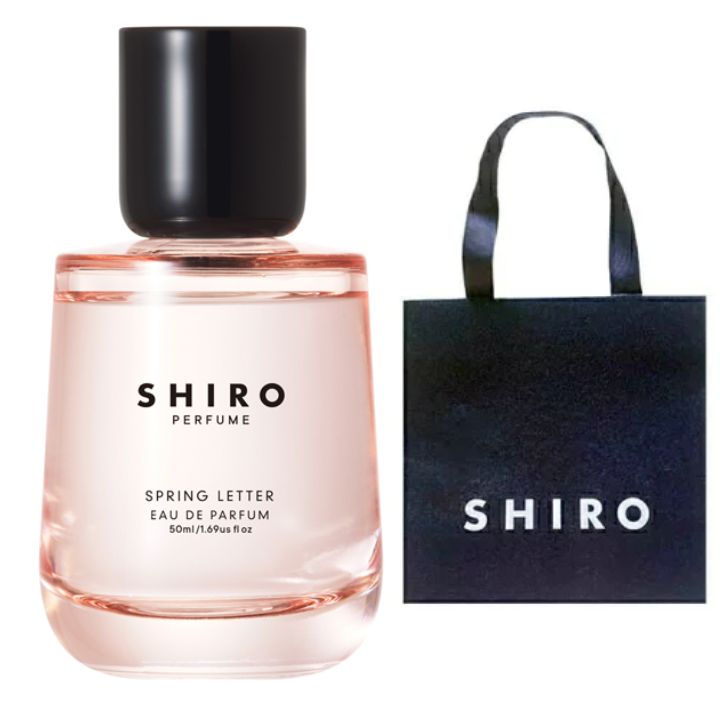 【袋付き・スプリングレター】SHIRO PERFUME　SPRING LETTER　シロ　SHIRO　shiro　スキンケア フレグランス　50mL  | パンダ物産