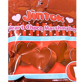即日発送　送料無料【Jintok ハートチョコマシュマロ】heart choco marshmallow 50g 人気 SNS YouTube instagram ユーチューバー インスタ映え ふわふわ パリパリ 韓国 お菓子 洋菓子 スイーツ チョコレート マシュマロ バレンタイン ホワイトデー