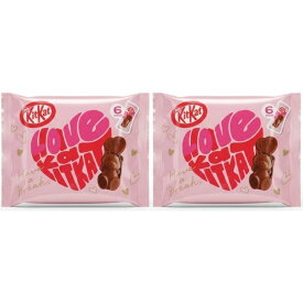【2個セット・ピンク・6個入り】ネスレ Kitkat キットカット ハートフルベアー