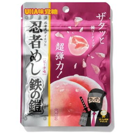 【鉄の鎧 ピーチ味・送料無料】忍者めし 鉄の鎧 ピーチ味 UHA 味覚糖　 ピーチ味グミキャンディ　雲グミ　 お菓子 入手困難　お土産　プレゼント　クリスマス　ASMR動画が話題の★グミッツェル★　味覚糖詰め合わせ　 果汁の雫　 果実のしずく 果実のしすく　果実のしずぐ