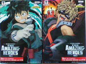 僕のヒーローアカデミア THE AMAZING HEROES vol.1 緑谷出久 vol.3 爆豪勝己 2種セット