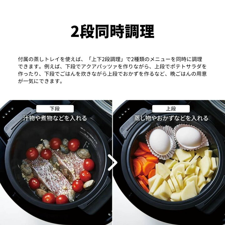 楽天市場】SHARP シャープ 水なし自動調理鍋 ヘルシオ ホットクック KN  