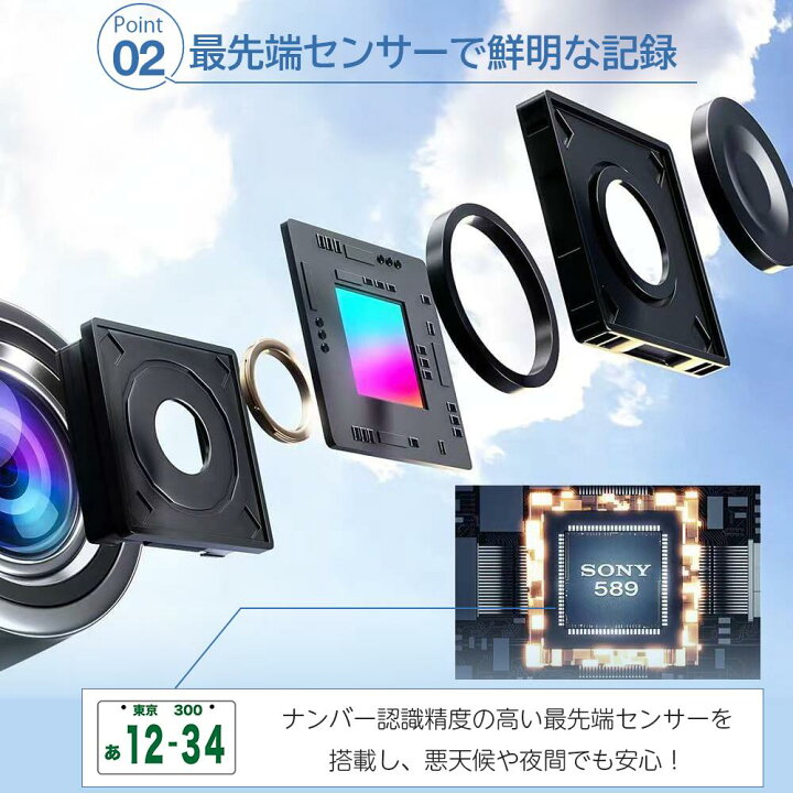 楽天市場】ドライブレコーダー ミラー型 4K フルHD 画質王 2160P GPS 