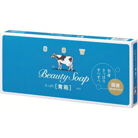牛乳石鹸 カウブランド 青箱 85g 6個入り x1ケース(24個)