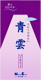 日本香堂 青雲バイオレット バラ詰 125g ♯24914 x1ケース(60個)