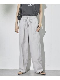 【SALE／60%OFF】ドロストナイロンストレートパンツ DOUX ARCHIVES ドゥアルシーヴ パンツ その他のパンツ ブラック カーキグリーン グレー【RBA_E】【送料無料】[Rakuten Fashion]