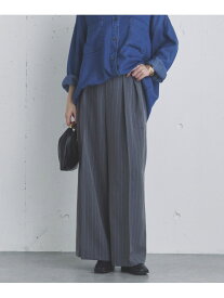 【SALE／60%OFF】ストライプ2タックパンツ DOUX ARCHIVES ドゥアルシーヴ パンツ その他のパンツ グレー ベージュ【RBA_E】【送料無料】[Rakuten Fashion]