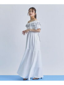 【SALE／50%OFF】配色メローバックリボン2wayオフショルワンピース archives アルシーヴ ワンピース・ドレス ワンピース ホワイト グレー ブラック【RBA_E】【送料無料】[Rakuten Fashion]