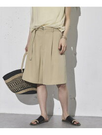 【SALE／60%OFF】ベルト付ショートパンツ DOUX ARCHIVES ドゥアルシーヴ パンツ その他のパンツ ブラウン ブラック ベージュ【RBA_E】[Rakuten Fashion]