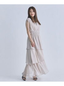 【SALE／50%OFF】フリルティアードカシュクールノースリワンピース archives アルシーヴ ワンピース・ドレス ワンピース ピンク グレー ブラック【RBA_E】【送料無料】[Rakuten Fashion]