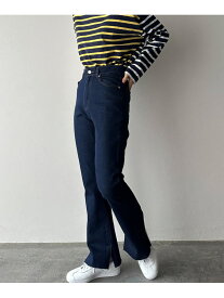 【SALE／50%OFF】スリットストレートデニム DOUX ARCHIVES ドゥアルシーヴ パンツ ジーンズ・デニムパンツ ネイビー ブルー【RBA_E】[Rakuten Fashion]