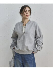 【SALE／70%OFF】USコットンハーフZIPプルオーバー DOUX ARCHIVES ドゥアルシーヴ トップス カットソー・Tシャツ ホワイト ネイビー ブラウン グレー【RBA_E】[Rakuten Fashion]