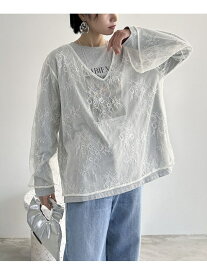 【SALE／60%OFF】Vネックレースブラウス DOUX ARCHIVES ドゥアルシーヴ トップス シャツ・ブラウス ブラック ベージュ ホワイト【RBA_E】[Rakuten Fashion]