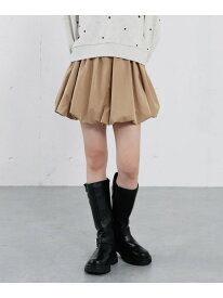 【SALE／20%OFF】ベルト付きバルーンミニスカート archives アルシーヴ スカート ミニスカート ベージュ ブラック【RBA_E】【送料無料】[Rakuten Fashion]