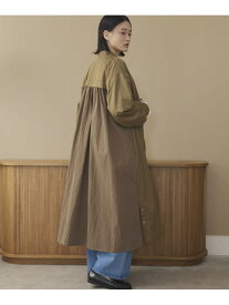 バックギャザーMA-1ロングコート DOUX ARCHIVES ドゥアルシーヴ ジャケット・アウター ブルゾン・ジャンパー ブルー ブラウン ネイビー【送料無料】[Rakuten Fashion]