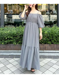 【SALE／50%OFF】ウエストデザイン2wayオフショルワンピース archives アルシーヴ ワンピース・ドレス ワンピース ブルー ホワイト ブラック【RBA_E】【送料無料】[Rakuten Fashion]