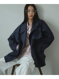 【SALE／40%OFF】ミドルトレンチコート DOUX ARCHIVES ドゥアルシーヴ ジャケット・アウター トレンチコート ネイビー カーキグリーン ベージュ【RBA_E】【送料無料】[Rakuten Fashion]