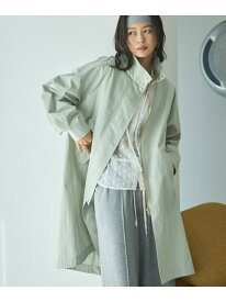 【SALE／50%OFF】スタンドカラーコート DOUX ARCHIVES ドゥアルシーヴ ジャケット・アウター その他のジャケット・アウター グリーン ブルー ベージュ【RBA_E】【送料無料】[Rakuten Fashion]