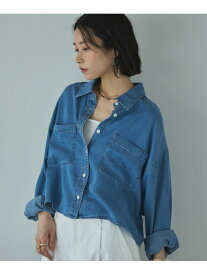 【SALE／40%OFF】セルロースソフトシャツ DOUX ARCHIVES ドゥアルシーヴ トップス シャツ・ブラウス ホワイト グレー【RBA_E】【送料無料】[Rakuten Fashion]