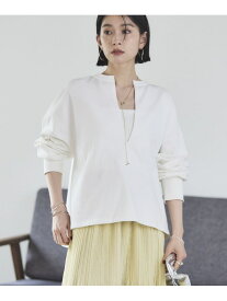 USコットンスキッパースウェット DOUX ARCHIVES ドゥアルシーヴ トップス カットソー・Tシャツ ネイビー ホワイト グレー【送料無料】[Rakuten Fashion]