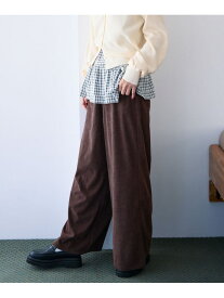 【SALE／50%OFF】コーデュロイストレートパンツ archives アルシーヴ パンツ その他のパンツ ブラウン【RBA_E】[Rakuten Fashion]