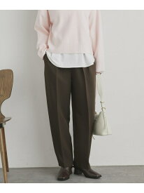 【SALE／50%OFF】ツータックバレルパンツ DOUX ARCHIVES ドゥアルシーヴ パンツ その他のパンツ ブラック ブラウン【RBA_E】【送料無料】[Rakuten Fashion]