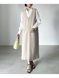 【SALE／50%OFF】3WAY ZIPワンピ DOUX ARCHIVES ドゥアルシーヴ ワンピース・ドレス ワンピース ブラック ベージュ【RBA_E】【送料無料】[Rakuten Fashion]