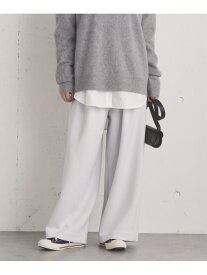 【SALE／50%OFF】ボンディングツータックワイドパンツ DOUX ARCHIVES ドゥアルシーヴ パンツ その他のパンツ ブラック【RBA_E】【送料無料】[Rakuten Fashion]