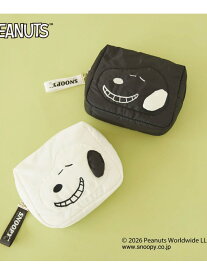 【SALE／30%OFF】SNOOPYコラボポーチ DOUX ARCHIVES ドゥアルシーヴ バッグ その他のバッグ ホワイト ブラック【RBA_E】[Rakuten Fashion]