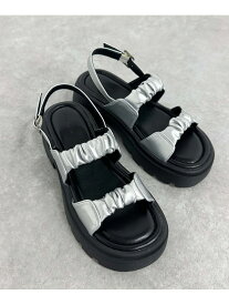 【SALE／20%OFF】くしゅくしゅサンダル archives アルシーヴ シューズ・靴 その他のシューズ・靴 ブラック【RBA_E】【送料無料】[Rakuten Fashion]