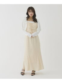 【SALE／50%OFF】ドットキャミワンピース archives アルシーヴ ワンピース・ドレス ワンピース ホワイト ブラック【RBA_E】【送料無料】[Rakuten Fashion]