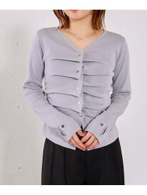 【SALE／70%OFF】スプリングタックボタンニットプルオーバー archives アルシーヴ トップス ニット ピンク ブラック ホワイト グレー【RBA_E】[Rakuten Fashion]
