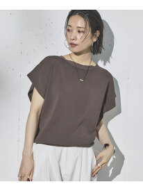 【SALE／10%OFF】フレンチスリーブニット/ DOUX ARCHIVES ドゥアルシーヴ トップス ニット グレー グリーン ホワイト レッド【RBA_E】【送料無料】[Rakuten Fashion]