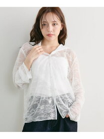 フードレースブラウス archives アルシーヴ トップス シャツ・ブラウス ホワイト ブラック【送料無料】[Rakuten Fashion]
