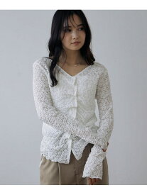 【ONかわ】カットレースフロントタックTOPS archives アルシーヴ トップス カットソー・Tシャツ ホワイト ブラック【送料無料】[Rakuten Fashion]