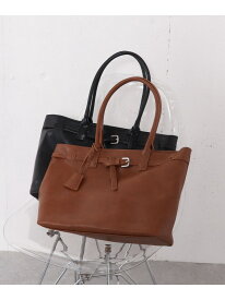 【SALE／50%OFF】ベルトディティールラージバッグ archives アルシーヴ バッグ その他のバッグ ブラック ブラウン【RBA_E】[Rakuten Fashion]