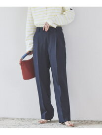 【SALE／60%OFF】リネンライクストレートパンツ DOUX ARCHIVES ドゥアルシーヴ パンツ その他のパンツ ブラウン ネイビー【RBA_E】【送料無料】[Rakuten Fashion]