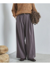 【SALE／40%OFF】3タックワイドパンツ DOUX ARCHIVES ドゥアルシーヴ パンツ その他のパンツ ベージュ【RBA_E】【送料無料】[Rakuten Fashion]