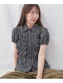 チェックランダムシャーリングシャツブラウス archives アルシーヴ トップス シャツ・ブラウス ベージュ ホワイト ブラック【送料無料】[Rakuten Fashion]