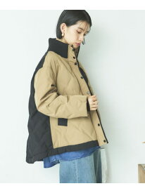 スタンドキルティングダウン DOUX ARCHIVES ドゥアルシーヴ ジャケット・アウター ダウンジャケット・ダウンベスト ブラウン ホワイト ブラック【送料無料】[Rakuten Fashion]