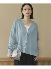 サイドスリットカーディガン DOUX ARCHIVES ドゥアルシーヴ トップス カーディガン ブラウン【送料無料】[Rakuten Fashion]